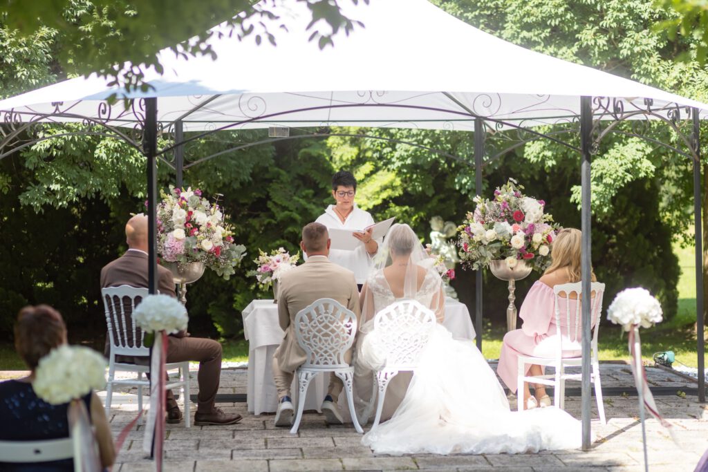 Trauung auf Schloß Wulkow